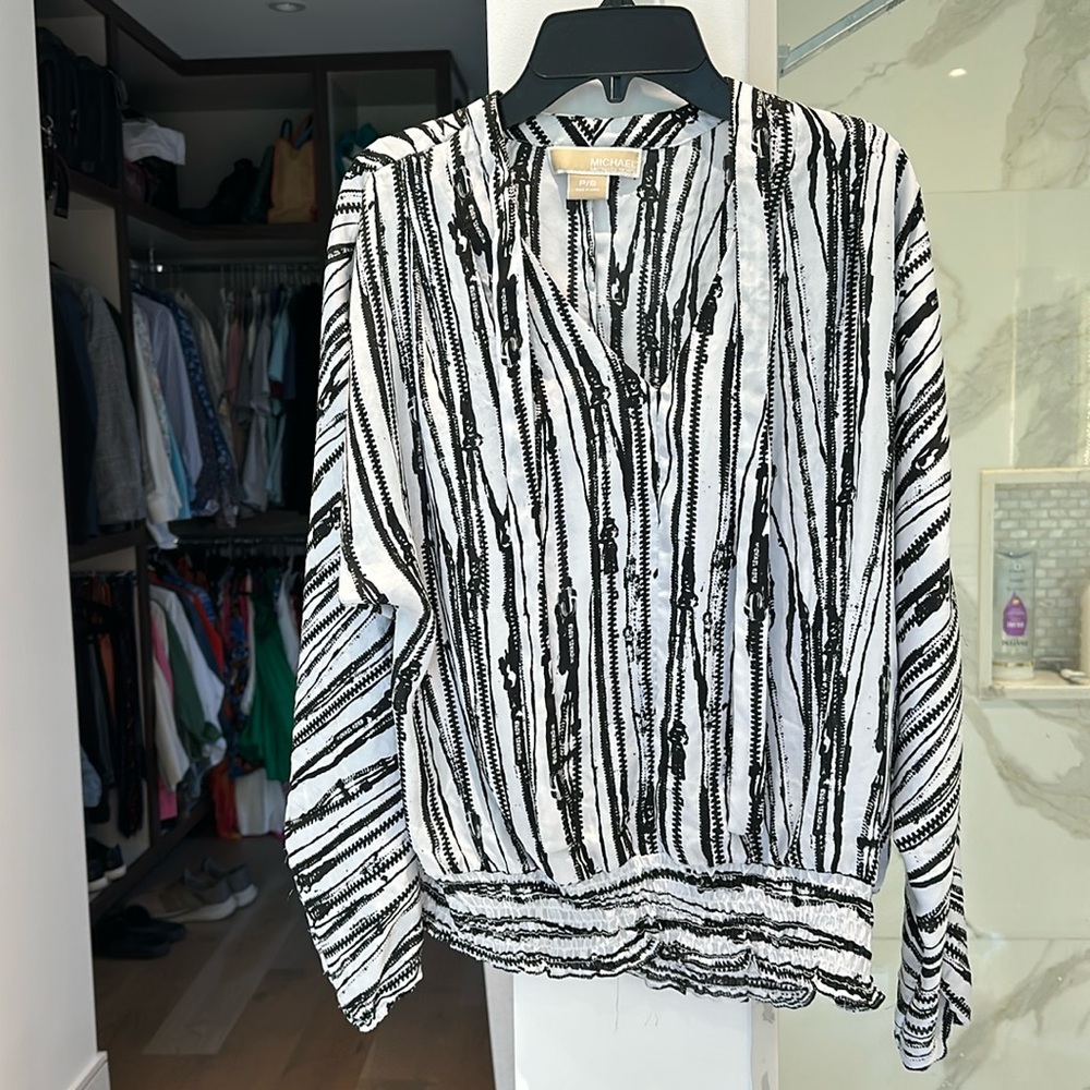 Michael kors silky blouse. Size small